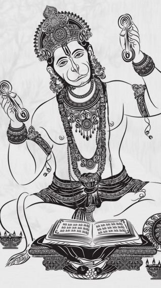 Lord Hanuman Art 4k Ultra HD Mobile Wallpaper