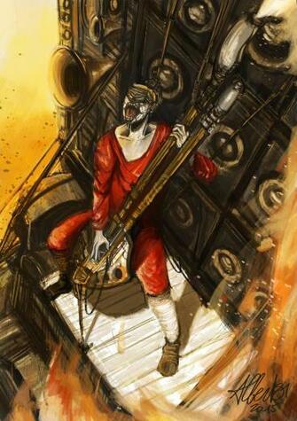 Mad Max Fury Road The Coma Doof Warrior By Artofalberto