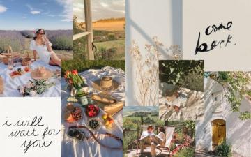 French Picnic Laptop Wallpaper Aesthetic Desktop