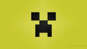 Minecraft Creeper Desktop Wallpaper Yellow