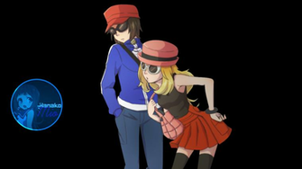 Render Serena Yvonne And Xavier Xy Pokemon By Nanakomio
