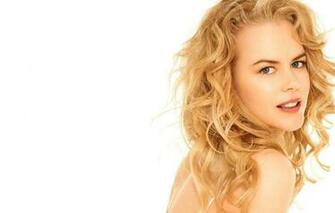 Wallpaper White Face Background Blonde Nicole Kidman Image