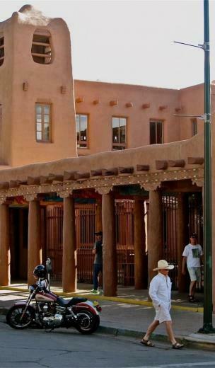 New Mexico Plaza Santa Fe Wallpaper