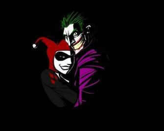 3d Wallpaper Hprli Quinn Et Le Joker Batman Filles Fond