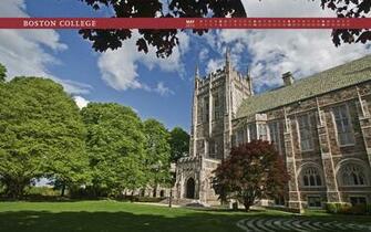 Boston College Campus Wallpaper Calendar Archive