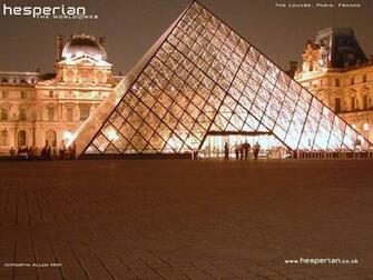 A Composite Image Of The Louvre Pyramid Sources