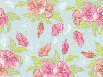Vintage Floral Background Wallpaper