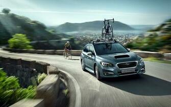 Pictures Subaru Station Wagon Levorg Bike Motion