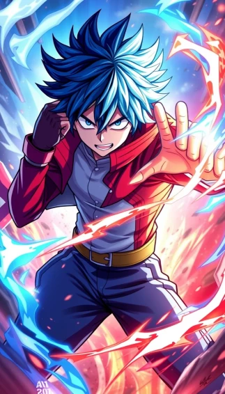 Todoroki Mobile Wallpaper