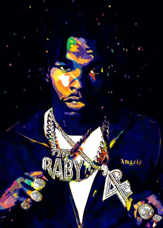 Lil Baby Cartoon Wallpaper