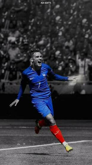 Antoine Griezmann France Lockscreen Wallpaper By Adi