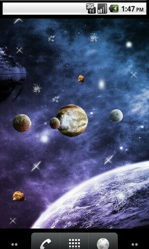 Star Trek Live Wallpaper Have Realistic Stars Planets And Asteroids