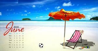 June HD Calendar Wallpaper