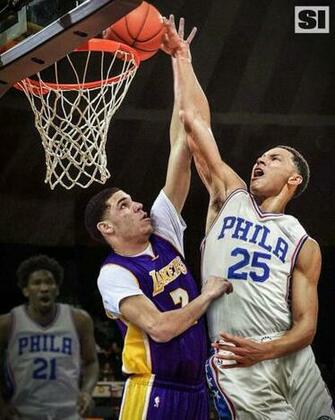 Joel Embiid Wants Ben Simmons To Dunk On Lonzo Ball Sport