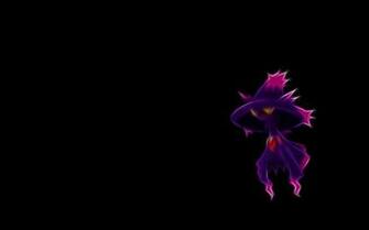 Mismagius Minimalism Black Background Wallpaper Anime