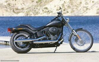 Wallpaper Harley Davidson Softail Fxstb Night Train