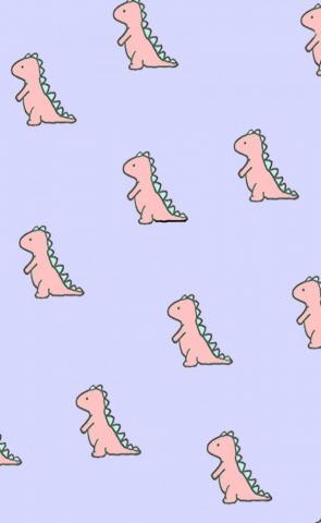 Edited Wallpaper iPhone Cute Dinosaur