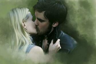 Ouat Kiss Emma And Hook By Phoenixa86
