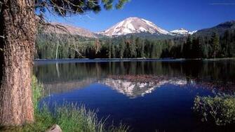 Lassen Volcanic National Park Northern California Widescreen