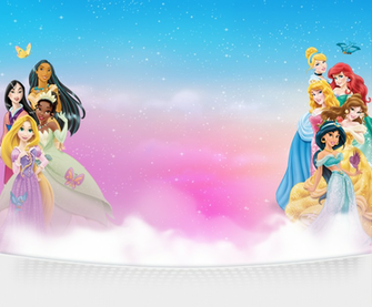 Disney Princess Background Tarpaulin Backg