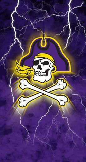 East Carolina Pirates iPhone Parallax Wallpaper