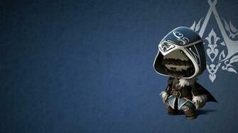 HD Background Little Big Planet Assassins Creed Sackboy Character