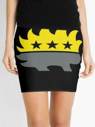 Ancap Libertarian Porcupine Black And Yellow Anarcho Capitalist