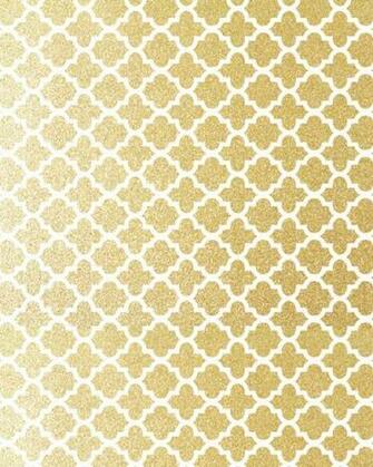 Gold Glitter iPhone Wallpaper Quatrefoil Art