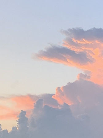 Very Girlish Blue Sky Art Aesthetic And Clouds