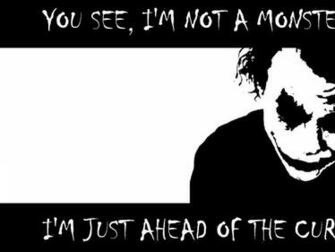Quotes The Joker Typography Batman Dark Knight Wallpaper