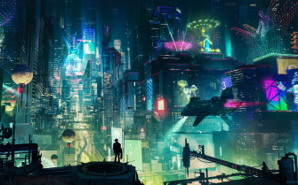 Cyberpunk City 4k HD Wallpaper Image