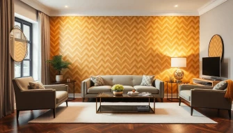 Gold Chevron Wallpaper