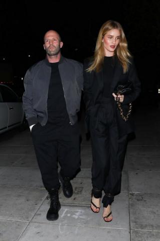 Rosie Huntington Whiteley And Jason Statham Matsuhisa In Beverly