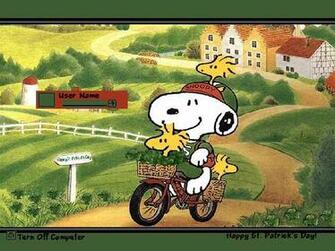 Wincustomize Explore Logonstudio Xp Snoopy St Patrick S Day