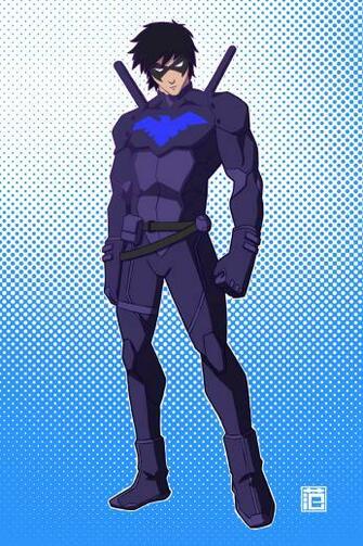 Young Justice Nightwing By Kawoxd