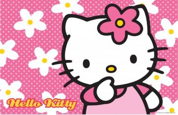 Hello Kitty White Cartoon Cat Cats Kitten Girl Girls