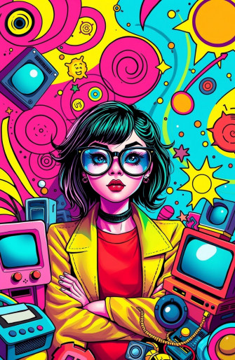 Geek Girl Wallpaper