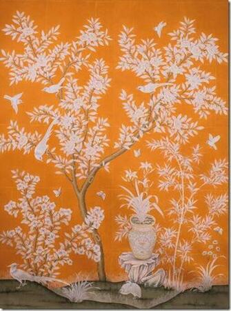 Chinoiserie Chic Touches Of Orange