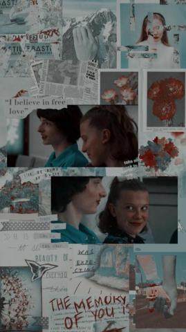Lockscreens Stranger Things Collage Screenshot