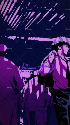 Foap Cowboy Bebop Lofi Vapor Wave Phone Wallpaper The Words