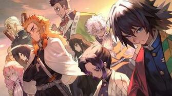 Kimetsu No Yaiba Pillars Hashira 4k Wallpaper