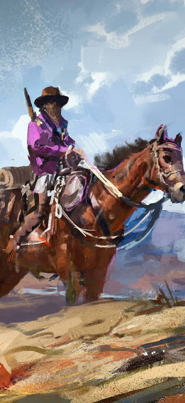 Western Cowboy iPhone Wallpaper