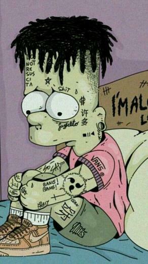 Xxxtentacion Bad Ass iPhone Hintergrundbild Hintergr Nde