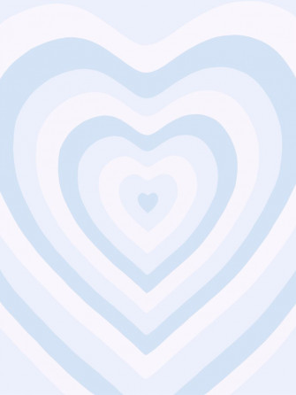 Blue Heart Aesthetic Wallpaper iPhone App Layout