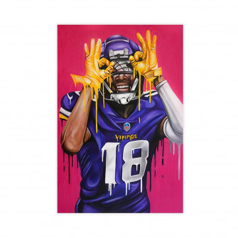 Amazon Chicreed Justin Jefferson Poster Football Picture