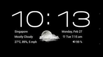 Dock Clock Night Android App