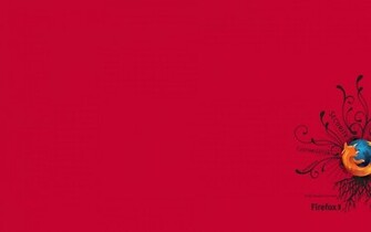 Des Firefox With Red Background Wallpaper In High Resolution