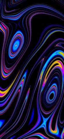 Liquid Fluid Art Abstraction Stains Colorful Wavy Abstract