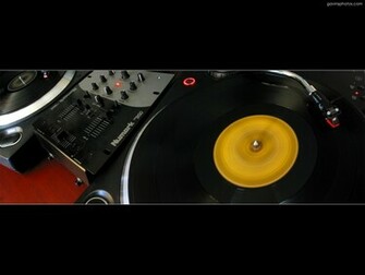 Turntables Wallpaper Stock Photos