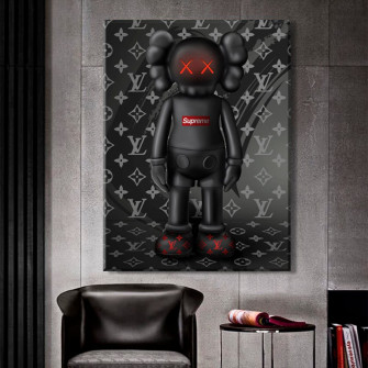 Kaws Lv S Print Graffiti Wall Art S4wall S4walls